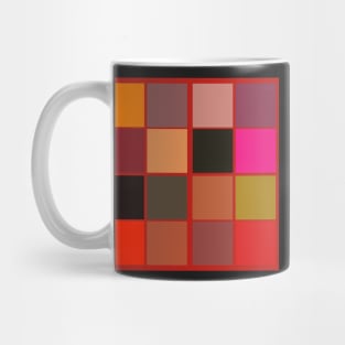 colorful geometrical square pattern Mug